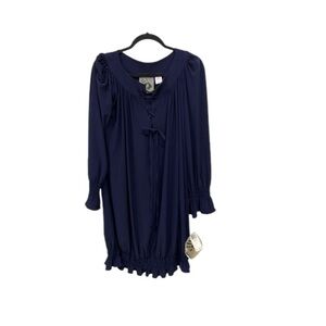 Norma Kamali dress Everlast blue new w tags women’s xtra small